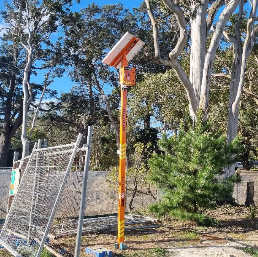 Waterbrook building site secured with Cameras On Site solar powered construction site security cameras and surveillance