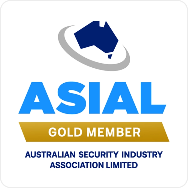 ASIAL Gold Member badge - Cameras On Site proudly recognised as an ASIAL Gold Member for excellence in construction site security Australia