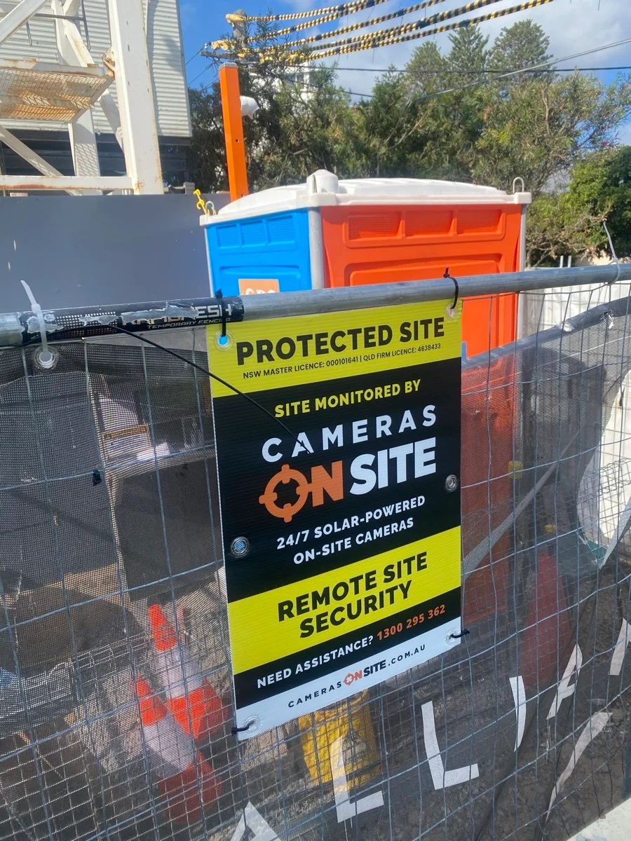 Alliance Living building project with Cameras On Site solar powered construction site security cameras and surveillance