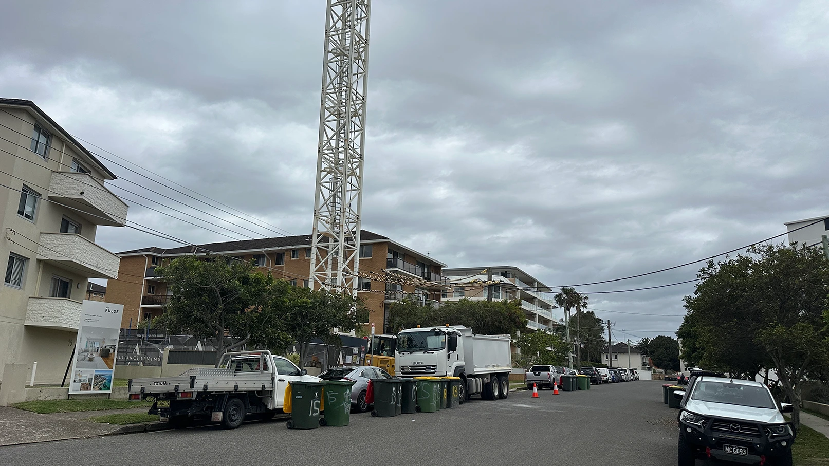 Alliance Living construction site protected by Cameras On Site advanced solar powered site security cameras