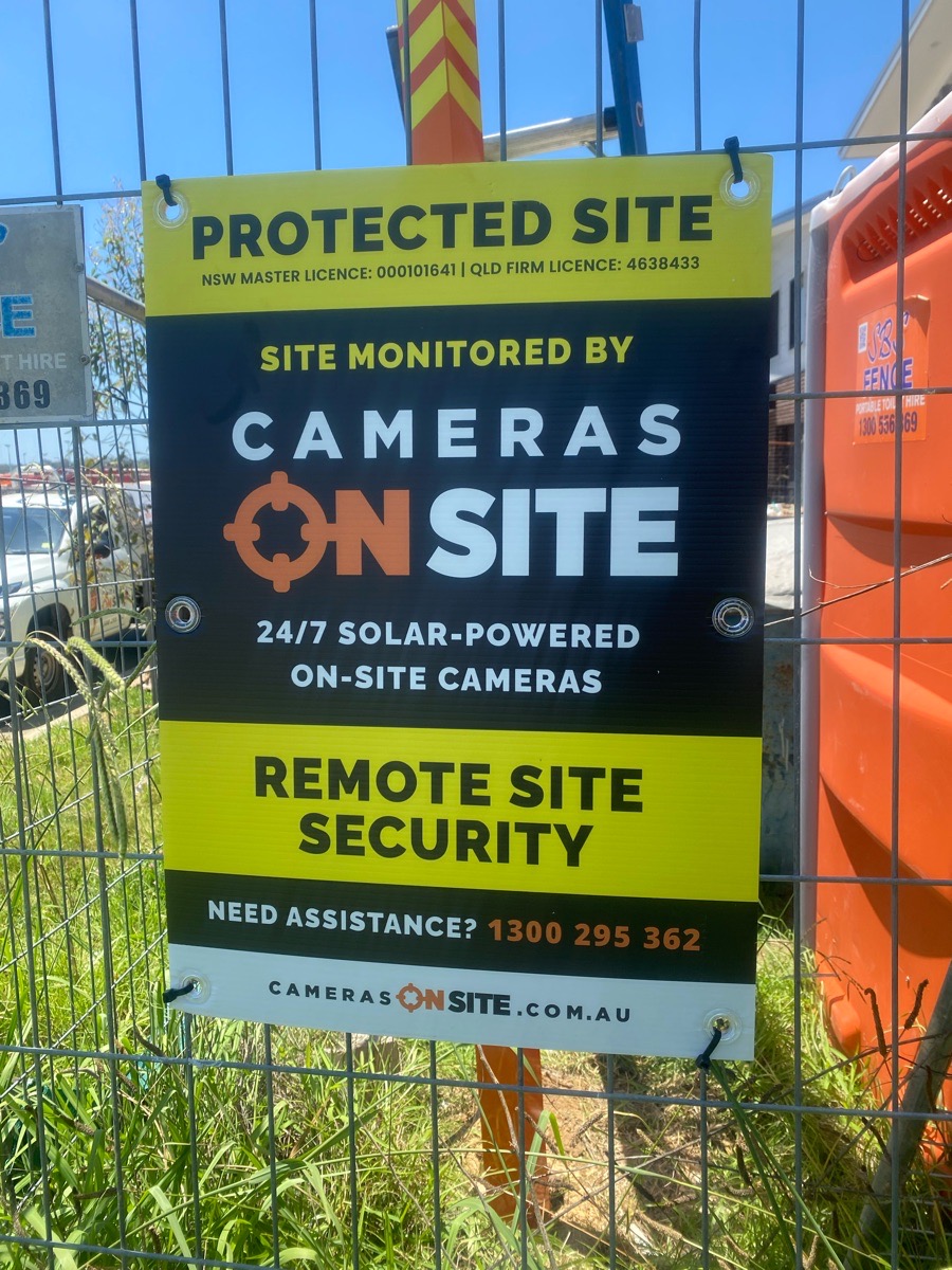 Box Hill building site with Cameras On Site solar powered construction site security cameras installed for monitoring