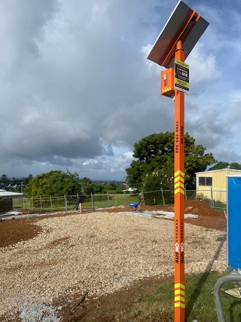 Cassar Homes Terranora construction project protected by Cameras On Site reliable solar powered site security cameras Australia