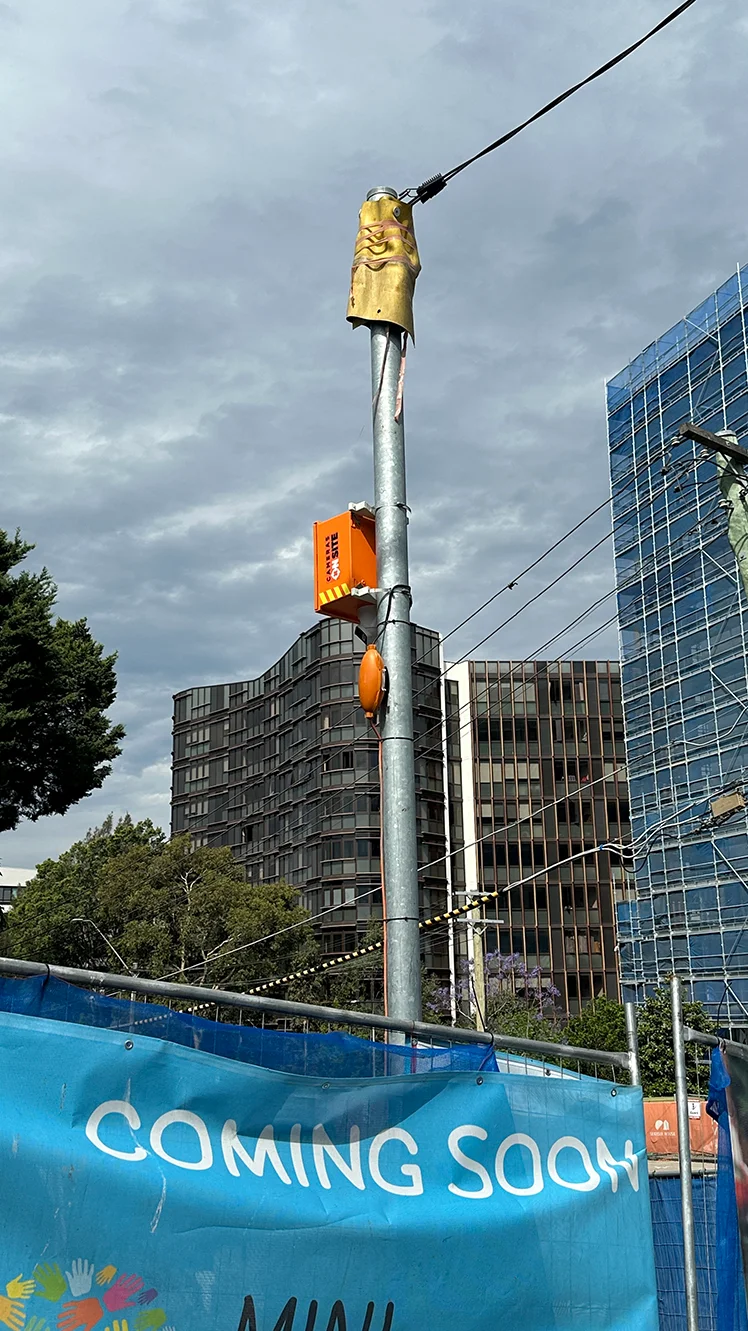 Childcare Construction project protected by Cameras On Site solar powered construction site security cameras Australia