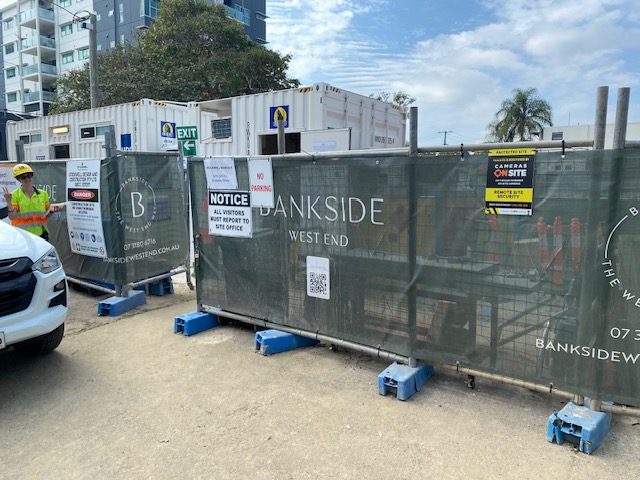 Construction site activity captured by Cameras On Site solar powered surveillance camera showing workers and site progress