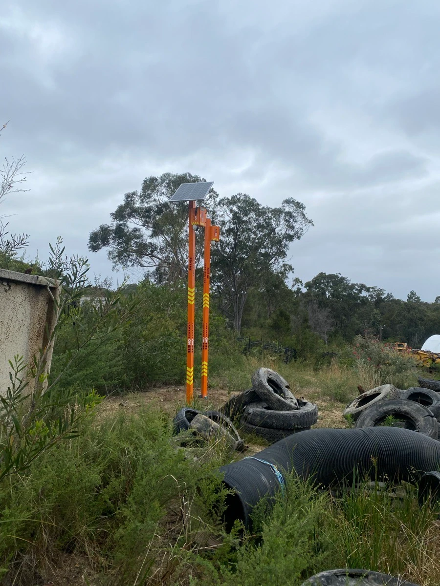 Liquidation Company property with Cameras On Site solar powered surveillance cameras providing 24/7 protection Australia