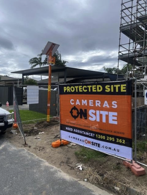 Screenshot of Cameras On Site monitoring dashboard or live feed for effective construction site security Australia