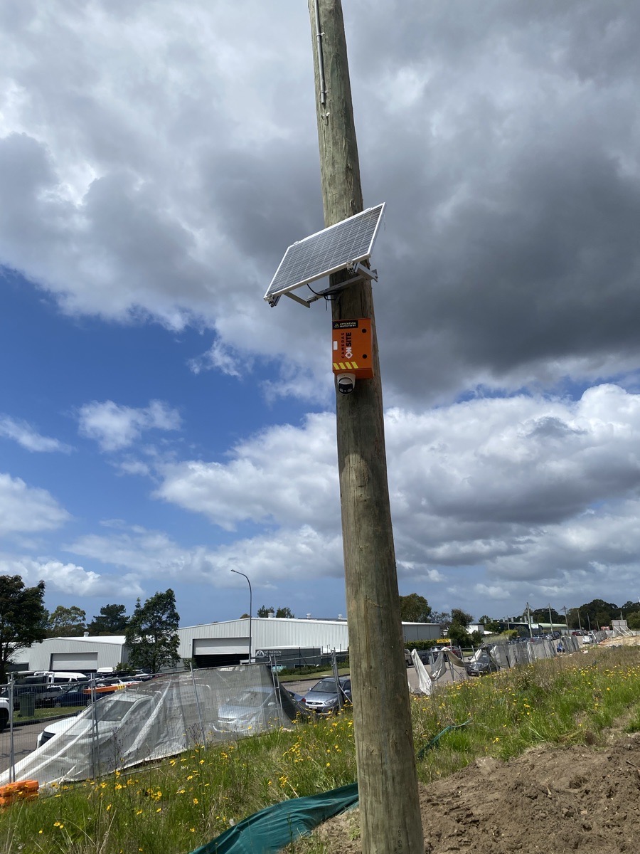 Zreicon development project monitored with Cameras On Site solar powered site security cameras