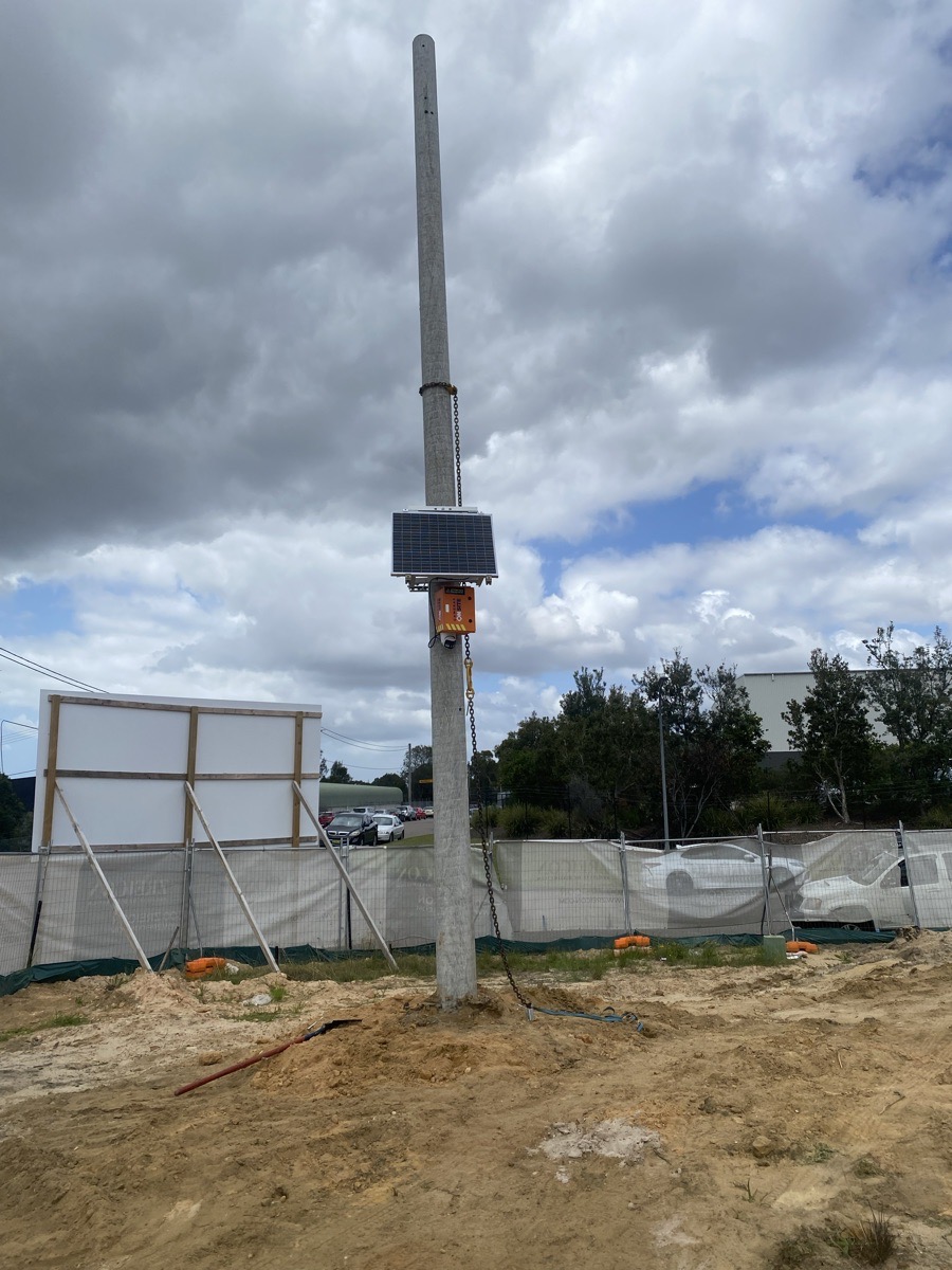 Zreicon construction progress captured by Cameras On Site solar powered surveillance cameras Australia