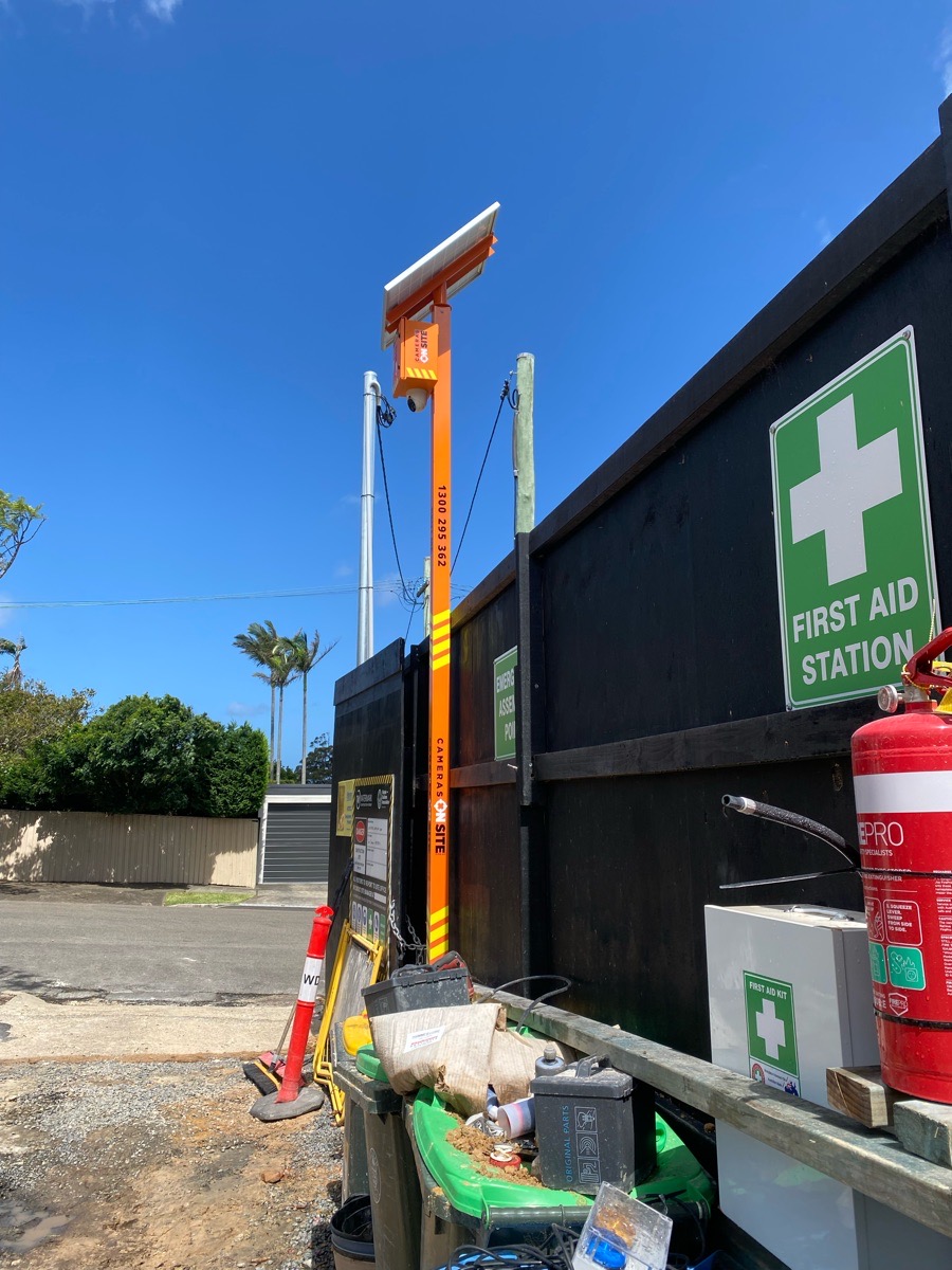 Boggo Road Prison Site project protected by Cameras On Site high-performance solar powered construction site security cameras