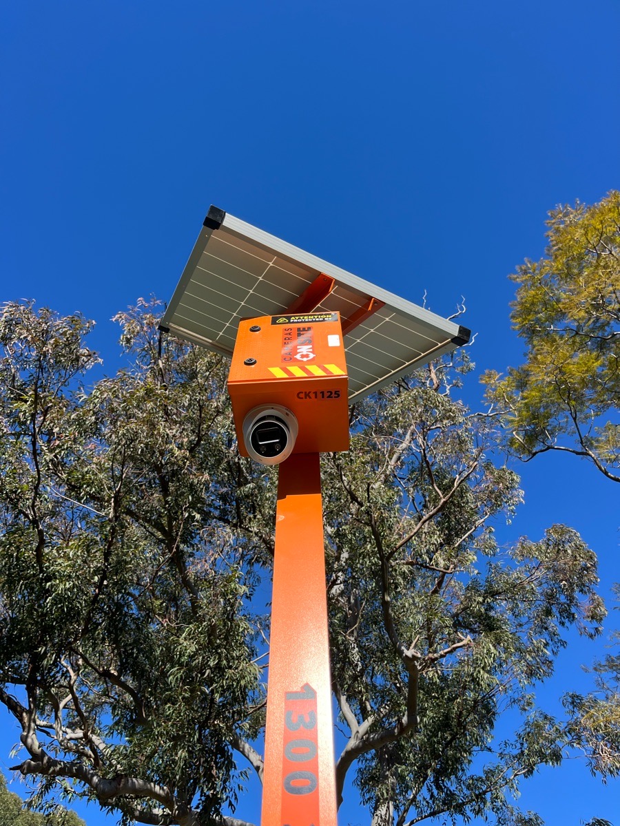Construction site progress captured by Cameras On Site solar powered time-lapse and security cameras